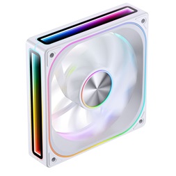 Jonsbo ZA-120 120mm PWM ARGB (fordított légáram) fehér ventilátor