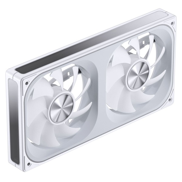 Jonsbo ZA-240 Infinity Mirror 240mm PWM ARGB fehér ventilátor
