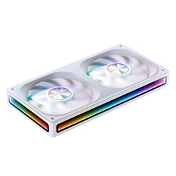 Jonsbo ZA-240 Infinity Mirror 240mm PWM ARGB fehér ventilátor