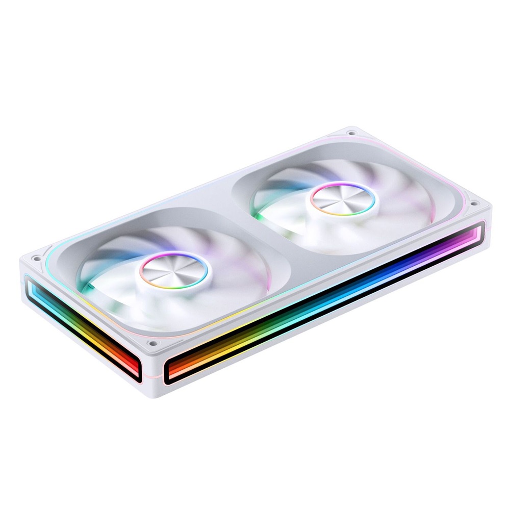 Jonsbo ZA-240 Infinity Mirror 240mm PWM ARGB fehér ventilátor