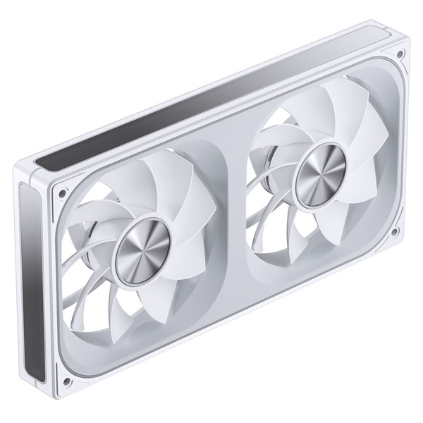 Jonsbo ZA-240 Infinity Mirror 240mm PWM ARGB (fordított légáram) fehér ventilátor
