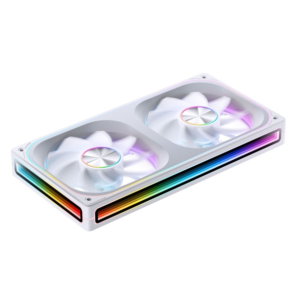 Jonsbo ZA-240 Infinity Mirror 240mm PWM ARGB (fordított légáram) fehér ventilátor