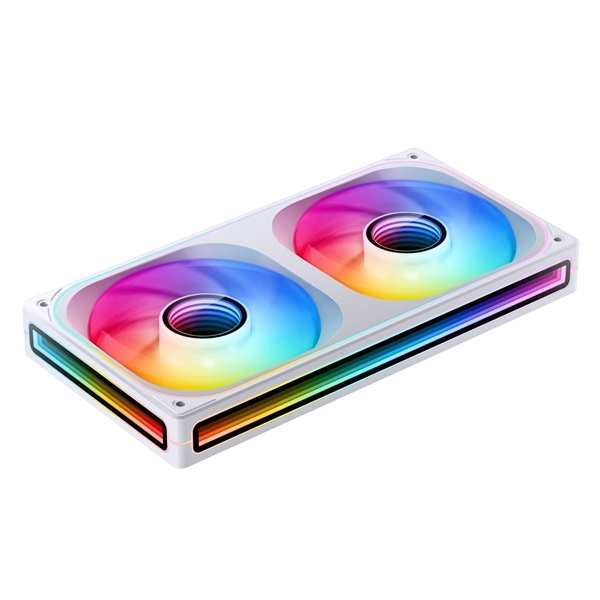 Jonsbo ZB-240 Infinity Mirror 240mm PWM ARGB fehér ventilátor