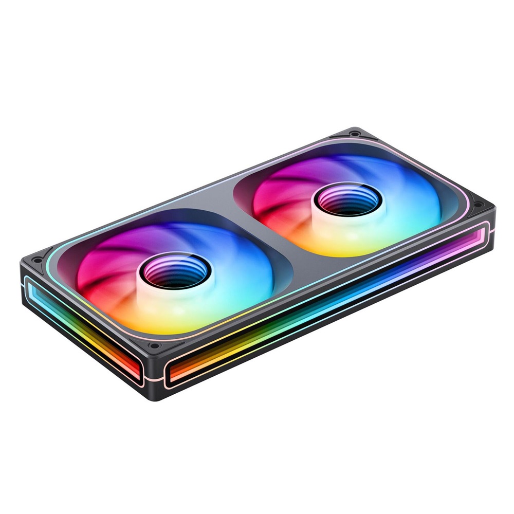Jonsbo ZB-240 Infinity Mirror 240mm PWM ARGB fekete ventilátor
