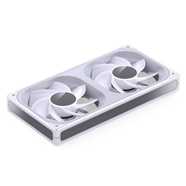 Jonsbo ZB-240 Infinity Mirror 240mm PWM ARGB (fordított légáram) fehér ventilátor