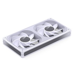 Jonsbo ZB-240 Infinity Mirror 240mm PWM ARGB (fordított légáram) fehér ventilátor