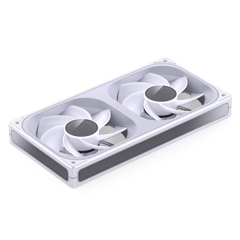 Jonsbo ZB-240 Infinity Mirror 240mm PWM ARGB (fordított légáram) fehér ventilátor