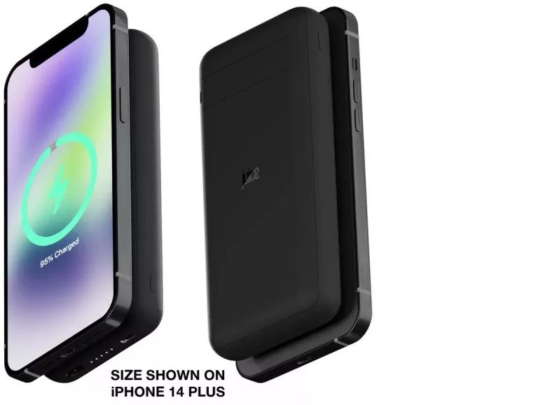 Juice JUI-PBANK-MAGTEC-MAX-BLK MAGTEC MAX 20000mAh 15W-22,5W fekete MagSafe wireless power bank