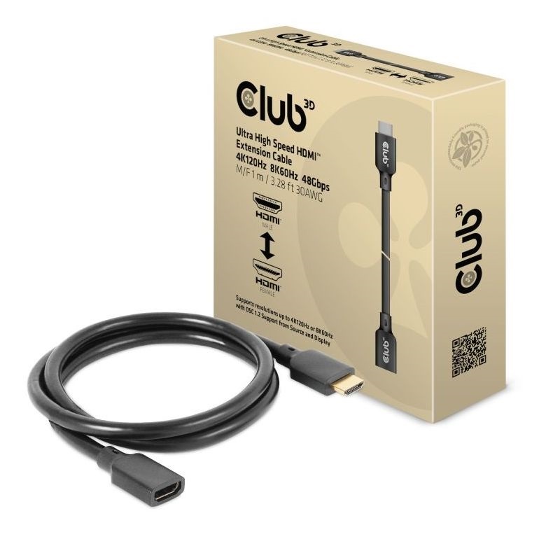 Club3D CAC-1322 1m High Speed HDMI 4K 120Hz 8k 60Hz kábel
