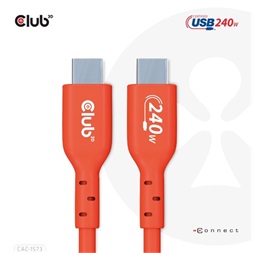 Club3D CAC-1573 2m USB2 Type-C 480Mb PD 240W adat- és töltőkábel