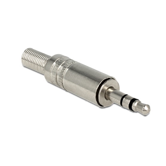 Delock 65532 3,5mm sztereo csatlakozódugasz hajlítás-védelemmel