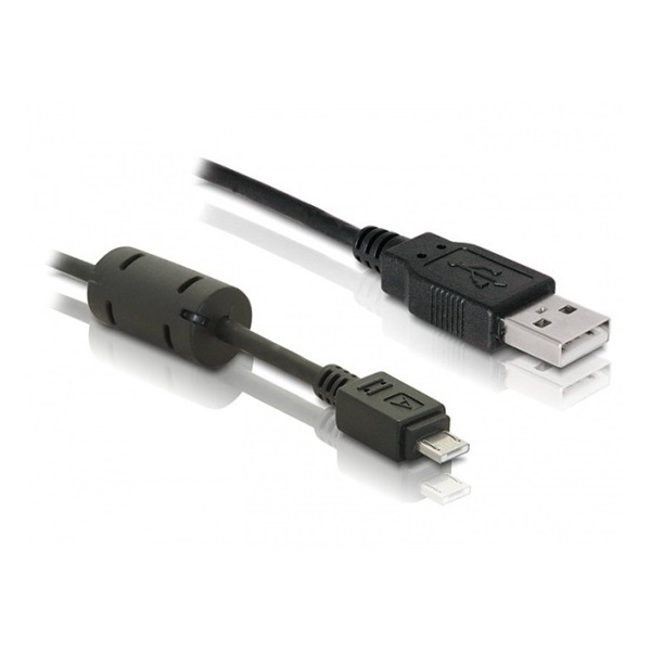 Delock 82298 1m USB2.0-A apa - micro-A USB apa kábel