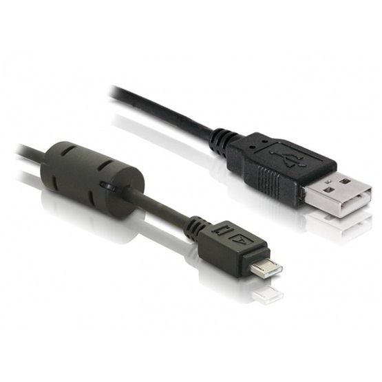 Delock 82298 1m USB2.0-A apa - micro-A USB apa kábel
