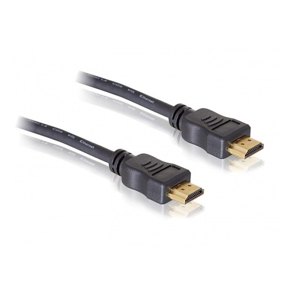 Delock 82455 5m A-apa/apa High Speed HDMI kábel Ethernettel