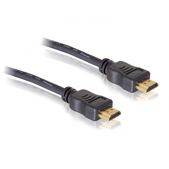 Delock 82455 5m A-apa/apa High Speed HDMI kábel Ethernettel