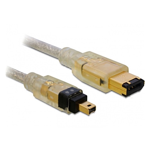 Delock 82576 1m 6pin / 4pin FireWire összekötő kábel