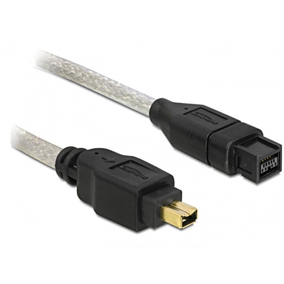 Delock 82589 2m 9pin / 4pin FireWire kábel