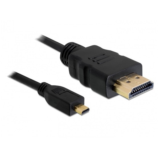 Delock 82661 1m A/D - A apa/apa High Speed HDMI kábel Ethernettel