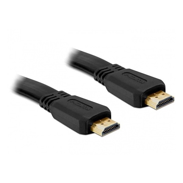 Delock 82671 3m A-apa/apa High Speed HDMI lapos kábel Ethernettel