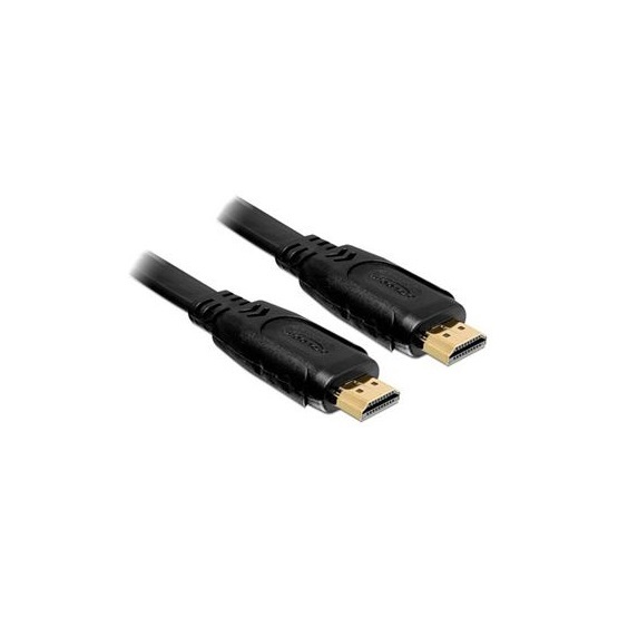 Delock 82672 5m A apa/apa High Speed HDMI lapos kábel Ethernettel