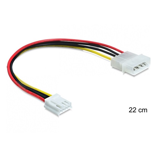 Delock 83184 0,2m Powermolex 4pin apa/3.5 floppy anya kábel