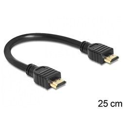 Delock 83352 0,2m apa / apa High Speed HDMI A kábel Ethernettel