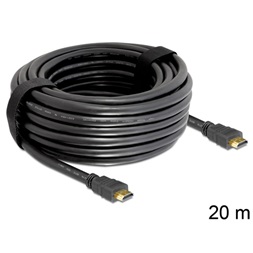 Delock 83452 20m HDMI-A apa > HDMI-A apa High Speed HDMI kábel Ethernettel