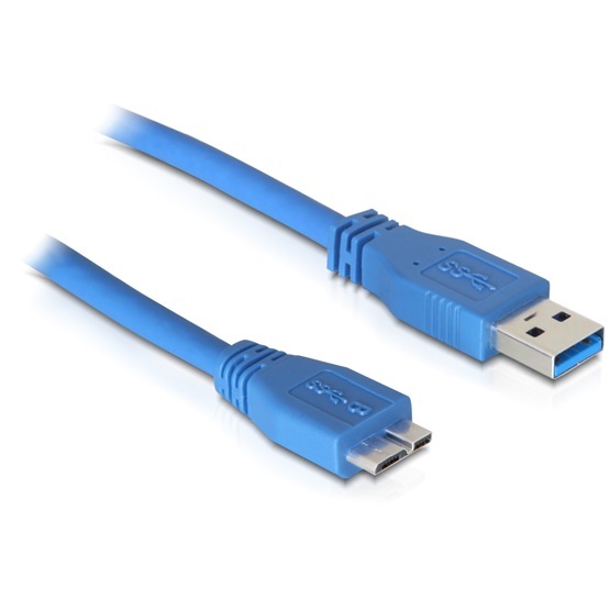 Delock 83502 5m USB3.0 A apa - USB3.0 microB apa kábel