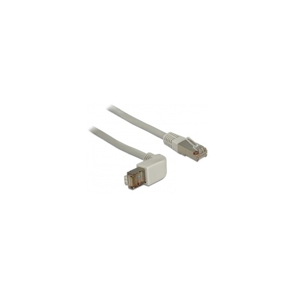Delock 83514 0,5m RJ45 Cat5e SFTP elfordított / egyenes kábel