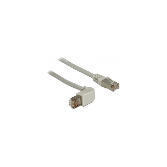 Delock 83514 0,5m RJ45 Cat5e SFTP elfordított / egyenes kábel