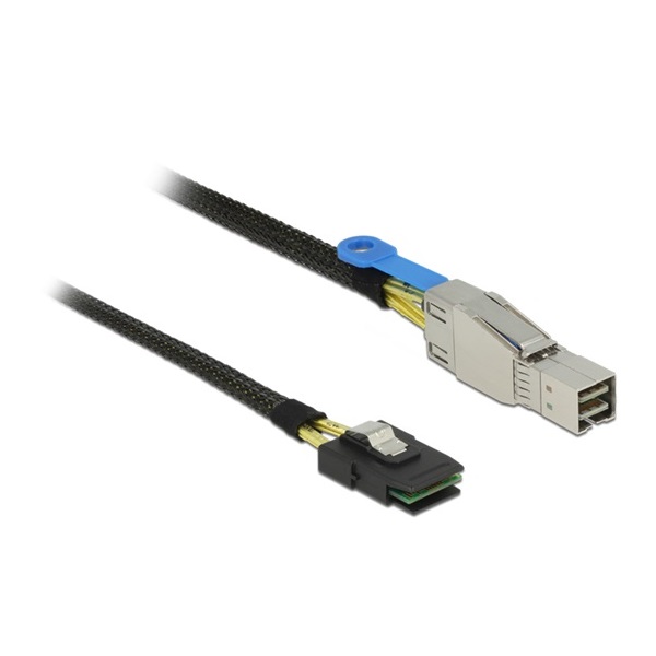 Delock 83616 1m Mini SAS HD SFF-8644 > Mini SAS SFF-8087 kábel