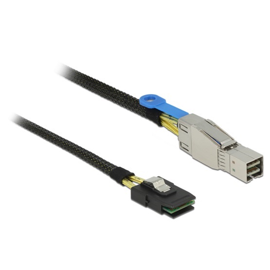 Delock 83616 1m Mini SAS HD SFF-8644 > Mini SAS SFF-8087 kábel