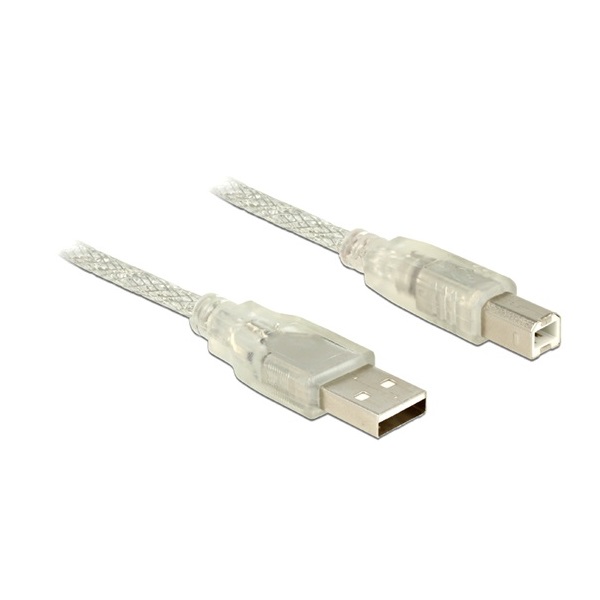 Delock 83892 1m A típusú csatl. dugó > USB2.0 B típusú csatl. dugó USB2.0 kábel