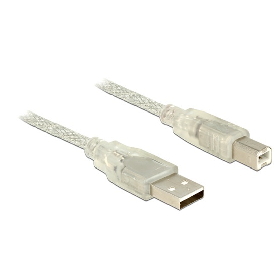 Delock 83892 1m A típusú csatl. dugó > USB2.0 B típusú csatl. dugó USB2.0 kábel