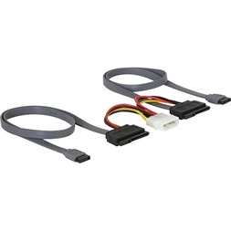 Delock 84239 2db HDD-hez SATA átalakító kábel