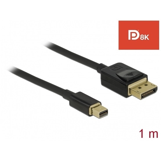 Delock 84927 1m 8K 60Hz Mini DisplayPort - DisplayPort kábel