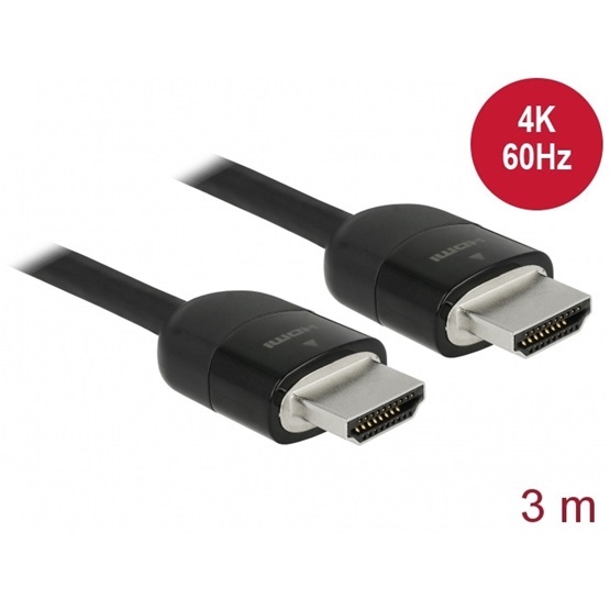 Delock 84965 3m 4K 60Hz Prémium HDMI kábel