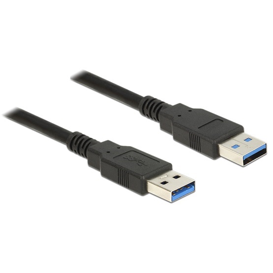 Delock 85060 1m 3.0 fekete USB kábel