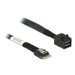 Delock 85081 0,5m Slim SAS SFF-8654 4i > Mini SAS HD SFF-8643 kábel