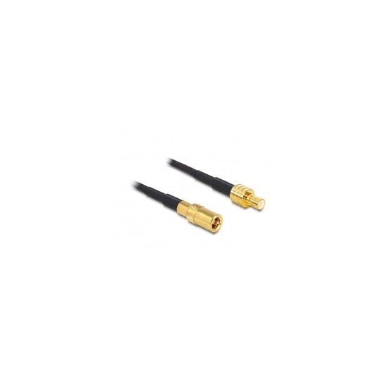 Delock 88732 0,5m SMB Plug > SMB Jack RG-174 antenna kábel