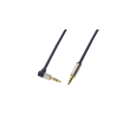 LogiLink CA11100 1m 90° elforgatott apa/apa 3,5mm sztereo audio kábel