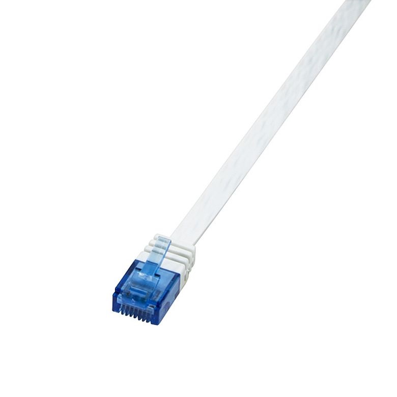 LogiLink CF2061U 3m fehér Cat6 U/UTP lapos patch kábel
