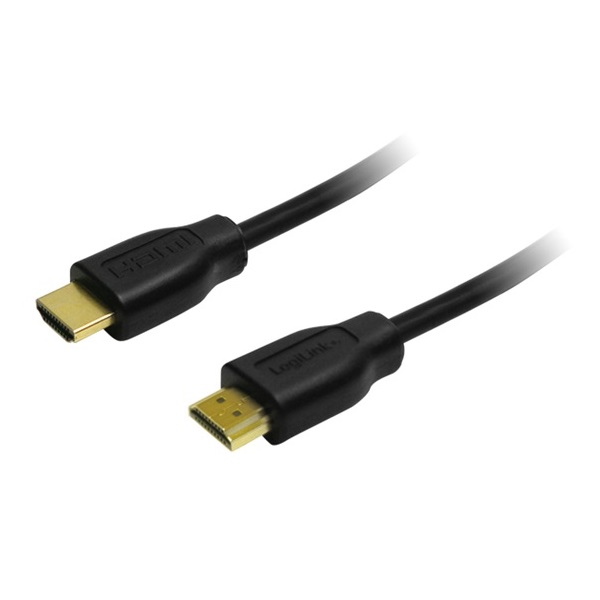 LogiLink CH0037 2m fekete 2x HDMI apa 1.4 kábel