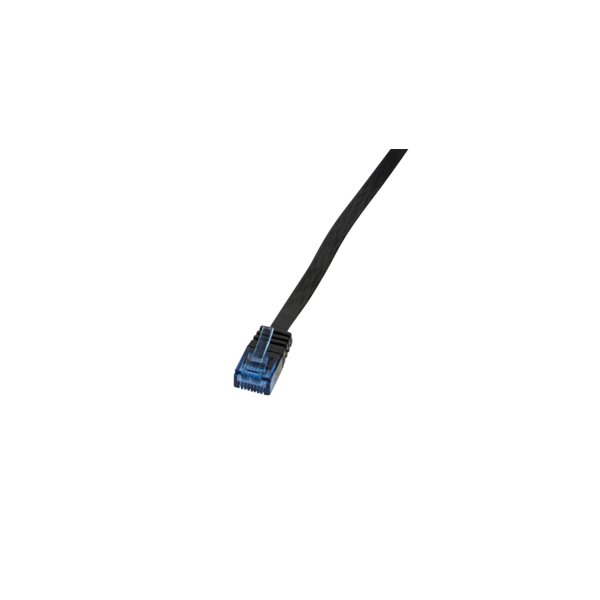 LogiLink CP0135B 2m fekete Cat5e U/UTP/telefon lapos patch kábel