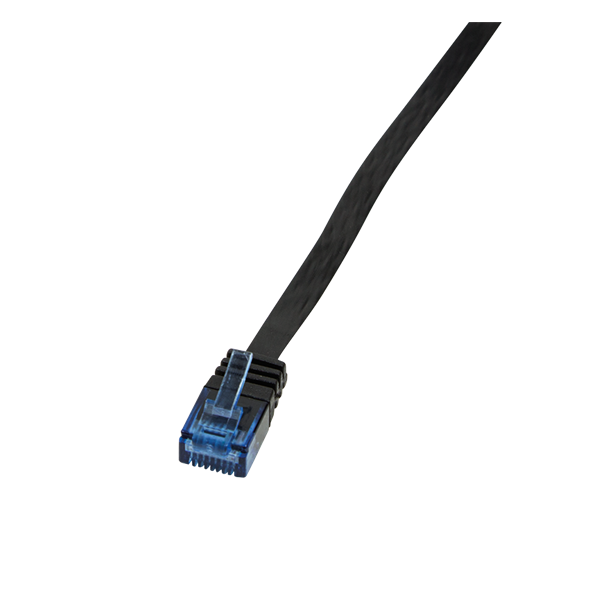 LogiLink CP0138B 7,5m fekete Cat5e lapos patch kábel
