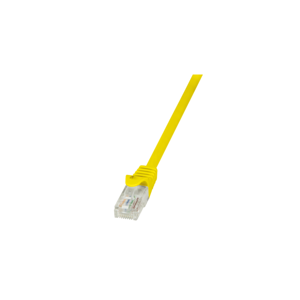 LogiLink CP1017U 0,25m sárga Cat5e U/UTP patch kábel