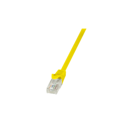 LogiLink CP1017U 0,25m sárga Cat5e U/UTP patch kábel