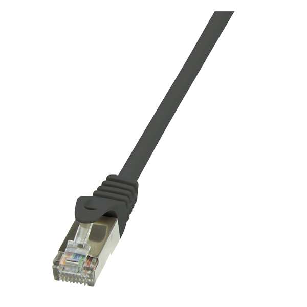 LogiLink CP1023S 0,5m fekete Cat5e F/UTP patch kábel