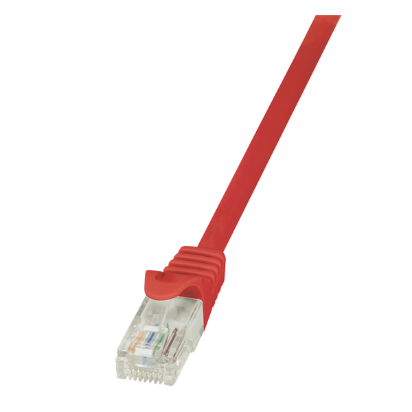LogiLink CP1024U 0,5m piros Cat5e UTP patch kábel