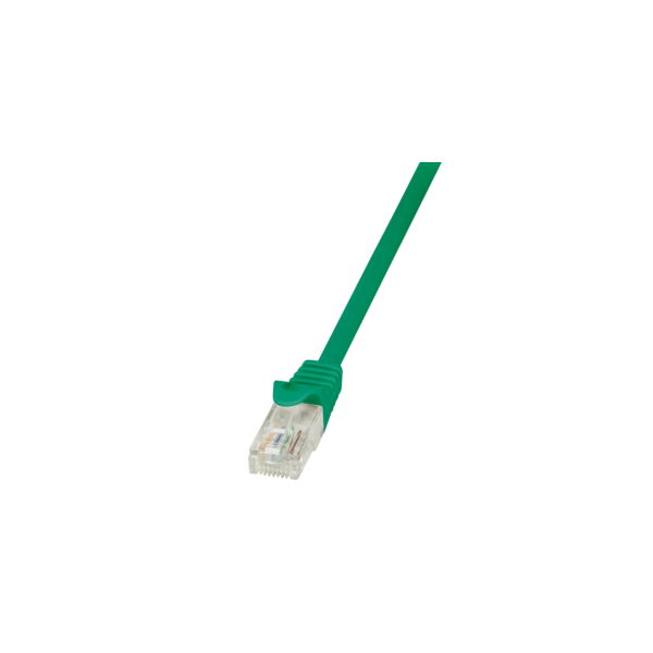 LogiLink CP1025U 0,5m zöld Cat5e U/UTP patch kábel
